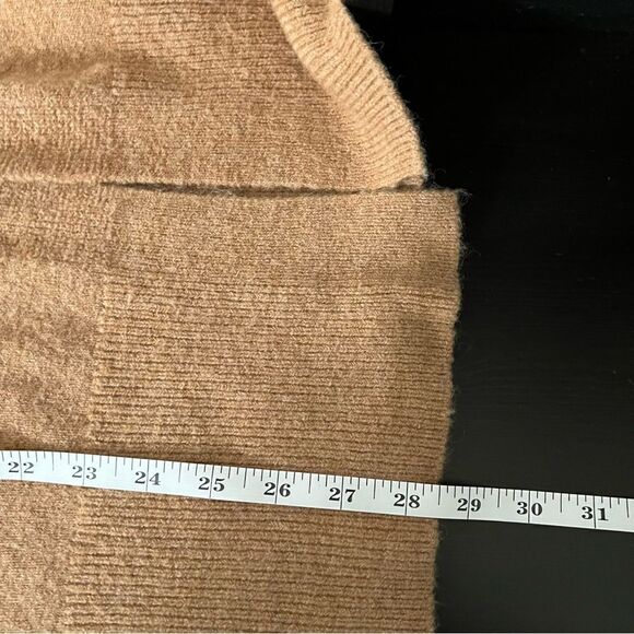 Madewell Sweater Cardigan Womens XXS Brown Knit Open Front Slits Wool Blend - Picture 13 of 13